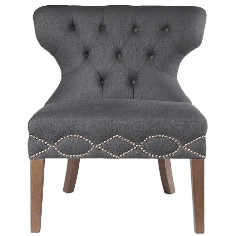 Uttermost Shafira Gray Armless Chair 23241