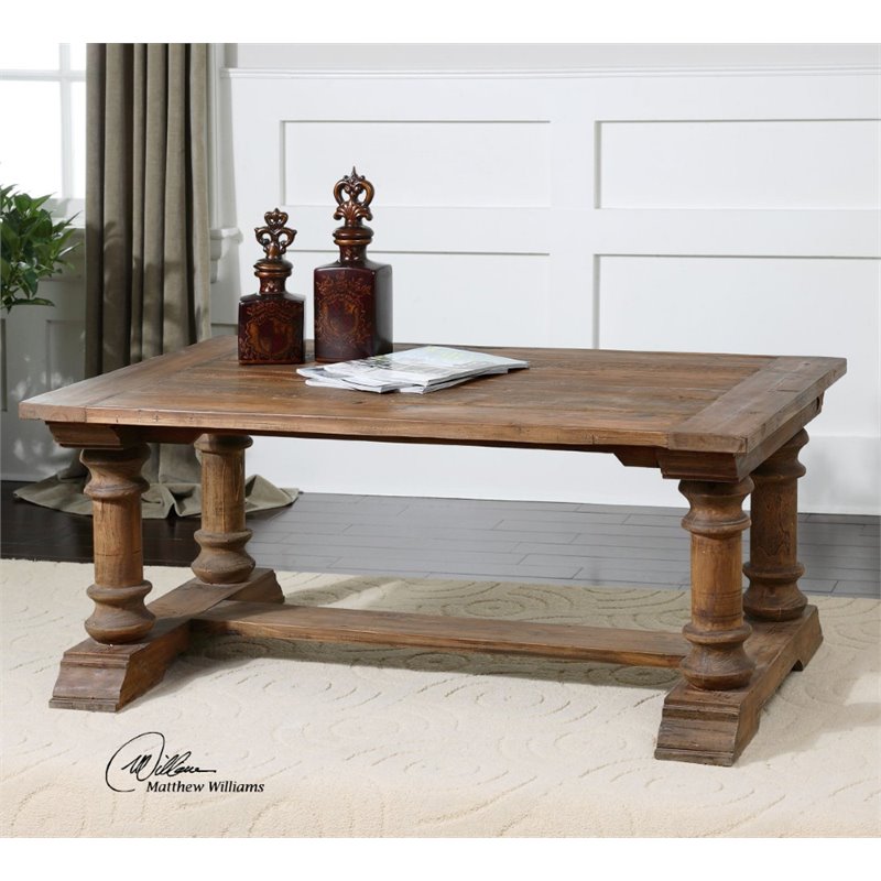 Uttermost Saturia Coffee Table In Wood 24342 Uttermost Saturia Coffee Table In Wood