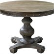 Uttermost Sylvana Traditional Wood and MDF Round Table in Gray