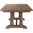 Uttermost Stratford Transitional Solid Wood Dining Table in Brown