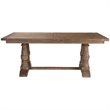 Uttermost Stratford Transitional Solid Wood Dining Table in Brown