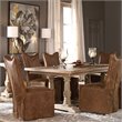 Uttermost Stratford Transitional Solid Wood Dining Table in Brown