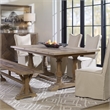 Uttermost Stratford Transitional Solid Wood Dining Table in Brown