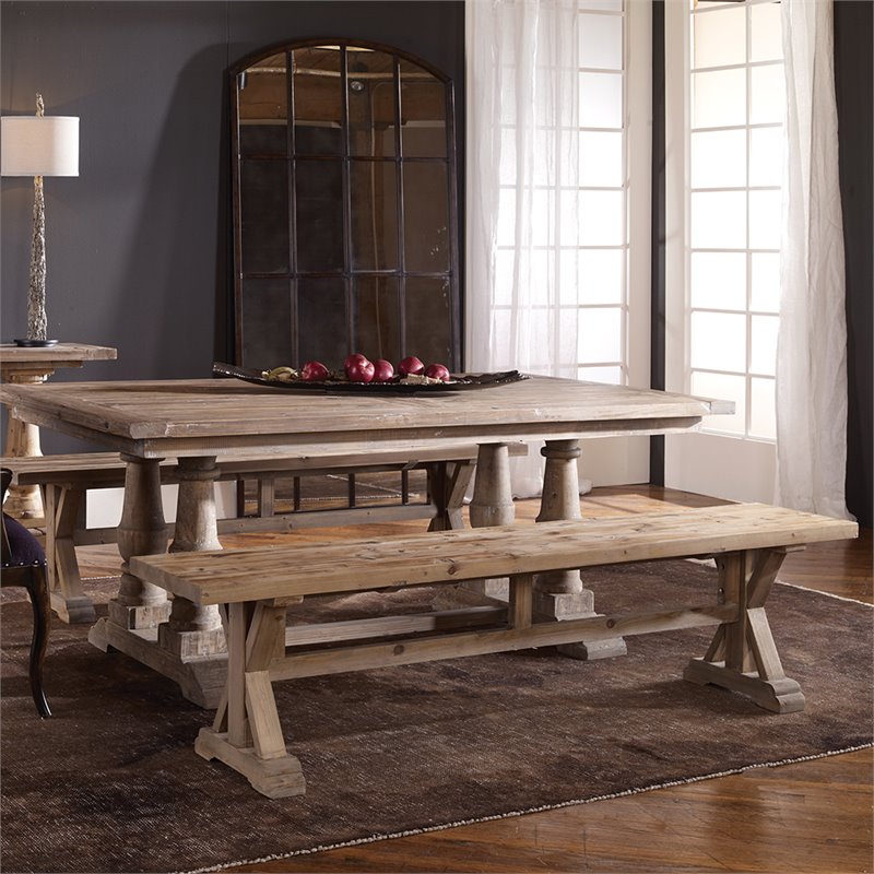 Uttermost Stratford Bench In Salvaged Wood 24558 Uttermost Stratford Bench In Salvaged Wood
