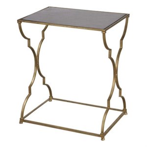 Uttermost Caitland Antique Gold Accent Table