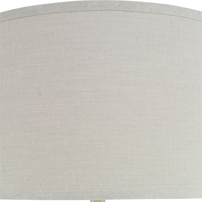 Uttermost Vilminore Metal and Glass Table Lamp in Gray/Brass/Beige