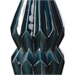 Uttermost Prussian Traditional Ceramic and Metal Lamp in Blue/Brass/Oatmeal