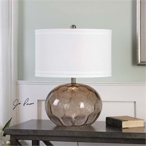 Uttermost Jasperse Amber Glass Lamp