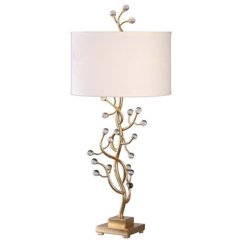 Uttermost Bede Metallic Gold Table Lamp - 27182