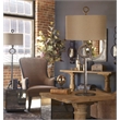 Uttermost Ferro Transitional Cast Iron Table Lamp in Beige/Bronze