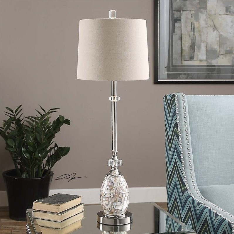 Uttermost Ceredano Capiz Shell Buffet Lamp 29198 1