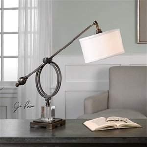 Uttermost Levisa Dark Bronze Desk Lamp