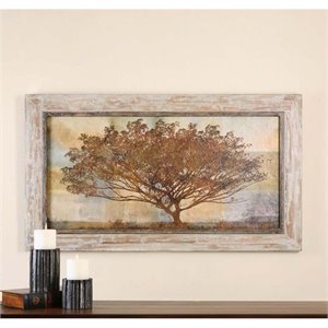 Uttermost Autumn Radiance Sepia Contemporary MDF Framed Art in Multi-Color