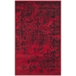 Safavieh Adirondack 3' X 5' Power Loomed Rug in Red and Black