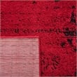 Safavieh Adirondack 8' Square Power Loomed Rug in Red and Black