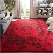 Safavieh Adirondack 9' X 12' Power Loomed Rug in Red and Black