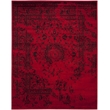 Safavieh Adirondack 9' X 12' Power Loomed Rug in Red and Black