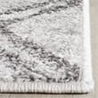 Safavieh Adirondack 3' X 5' Power Loomed Rug in Silver and Charcoal