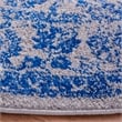 Safavieh Adirondack 4' Round Power Loomed Rug in Gray and Blue
