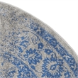 Safavieh Adirondack 4' Round Power Loomed Rug in Gray and Blue