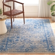 Safavieh Adirondack 4' Square Power Loomed Rug in Gray and Blue
