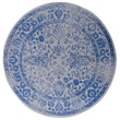 Safavieh Adirondack 6' Round Power Loomed Rug in Gray and Blue