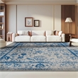 Safavieh Adirondack 8' Square Power Loomed Rug in Gray and Blue