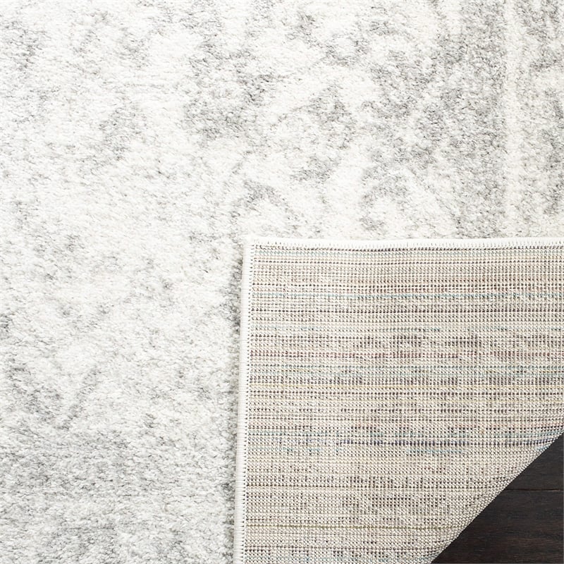 Safavieh Adirondack 6' X 9' Power Loomed Rug in Ivory and Silver