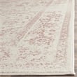 Safavieh Adirondack 3' X 5' Power Loomed Rug in Ivory and Rose
