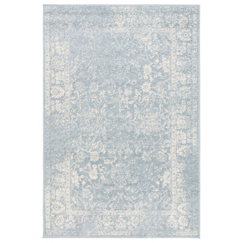 Safavieh Adirondack 4' X 6' Power Loomed Rug in Slate and Ivory