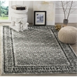 Safavieh Adirondack 4' X 6' Power Loomed Rug in Ivory and Silver