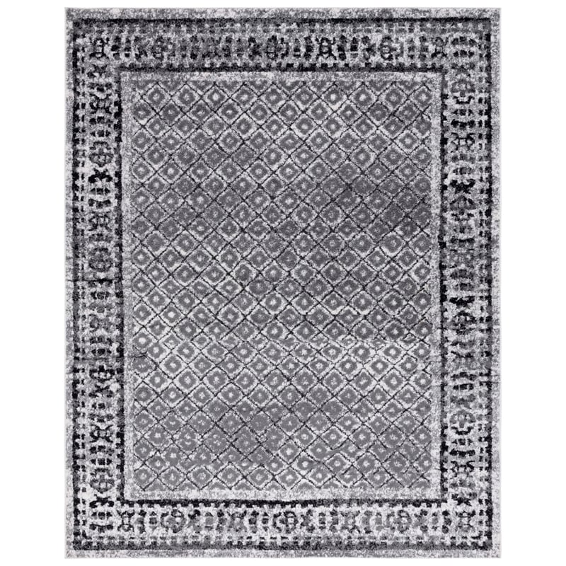 Safavieh Adirondack 6' X 9' Power Loomed Rug in Ivory and Silver