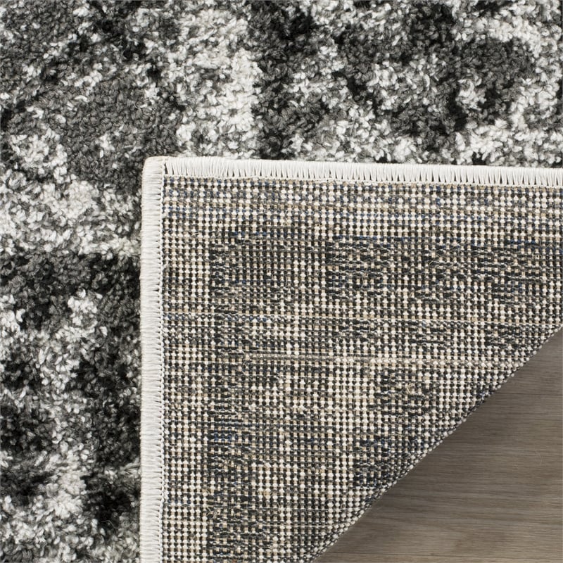 Safavieh Adirondack 6' X 9' Power Loomed Rug in Ivory and Silver