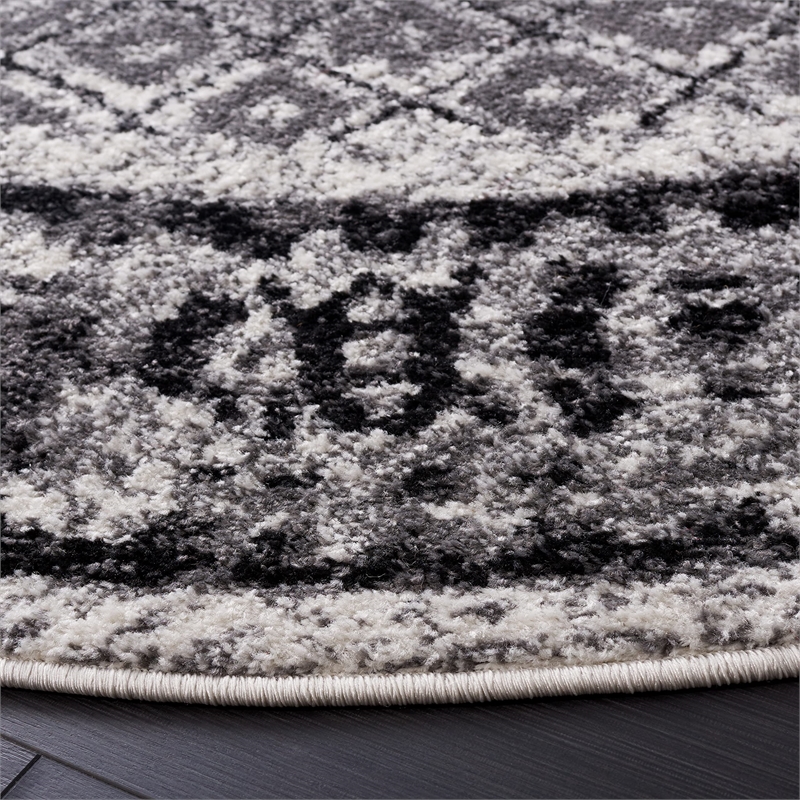 Safavieh Adirondack 8' X 10' Power Loomed Rug in Ivory and Silver