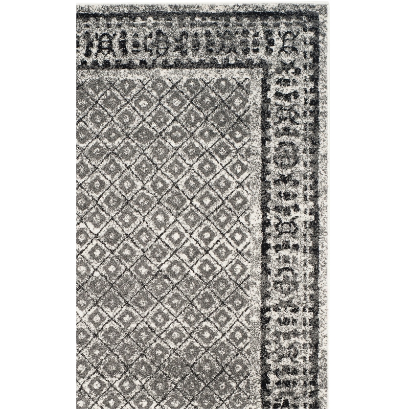 Safavieh Adirondack 8' X 10' Power Loomed Rug in Ivory and Silver