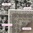 Safavieh Adirondack 9' X 12' Power Loomed Rug in Ivory and Silver