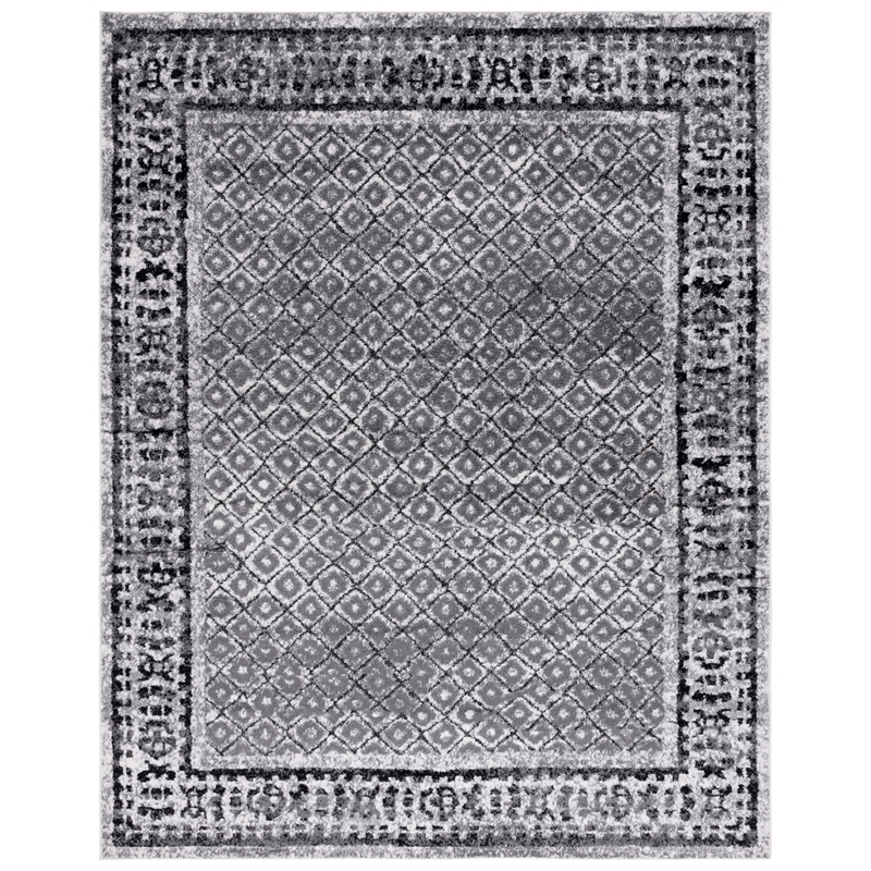 Safavieh Adirondack 9' X 12' Power Loomed Rug in Ivory and Silver