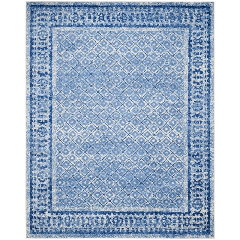 Safavieh Adirondack 9' X 12' Power Loomed Rug in Silver and Blue