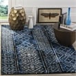 Safavieh Adirondack 4' X 6' Power Loomed Rug in Silver and Black