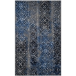 Safavieh Adirondack 3' X 5' Power Loomed Polypropylene Rug in Silver