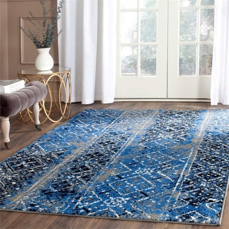 Safavieh Adirondack 3' X 5' Power Loomed Polypropylene Rug in Silver