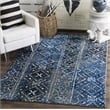 Safavieh Adirondack 4' X 6' Power Loomed Polypropylene Rug in Silver