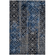 Safavieh Adirondack 6' X 9' Power Loomed Polypropylene Rug in Silver