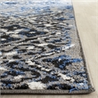 Safavieh Adirondack 9' X 12' Power Loomed Polypropylene Rug in Silver
