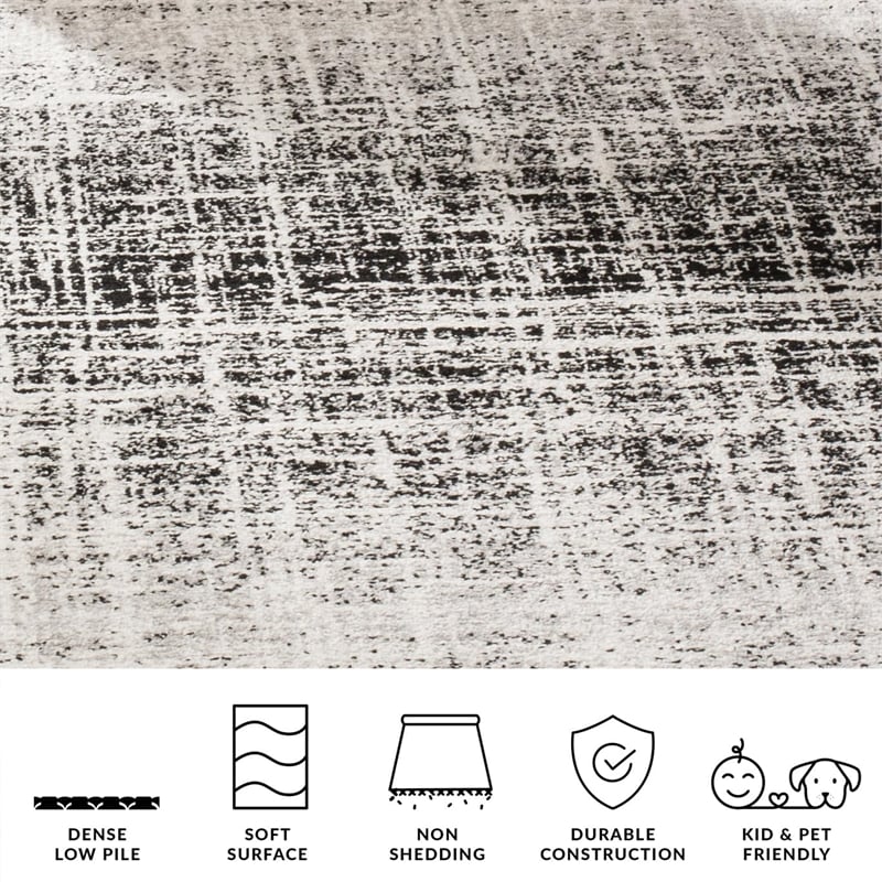 Safavieh Adirondack 8' X 10' Power Loomed Rug in Ivory and Silver
