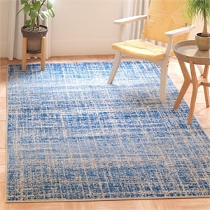 Safavieh Adirondack 3' X 5' Power Loomed Rug in Blue and Silver