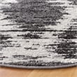 Safavieh Adirondack 8' X 10' Power Loomed Rug in Charcoal and Ivory