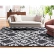 Safavieh Adirondack 8' X 10' Power Loomed Rug in Charcoal and Ivory