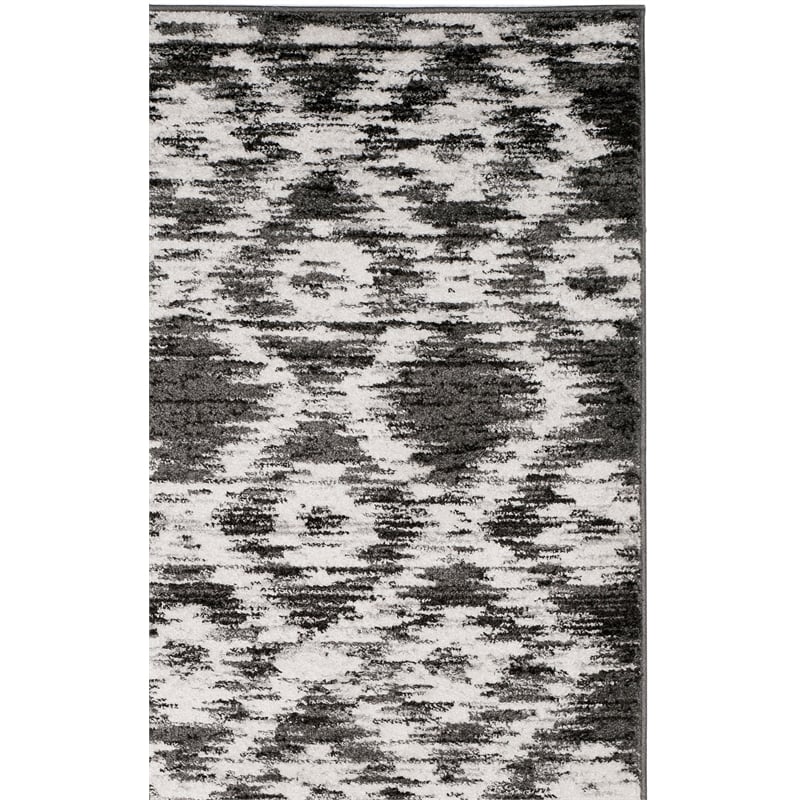 Safavieh Adirondack 8' X 10' Power Loomed Rug in Charcoal and Ivory