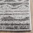 Safavieh Adirondack 8' X 10' Power Loomed Rug in Ivory and Charcoal